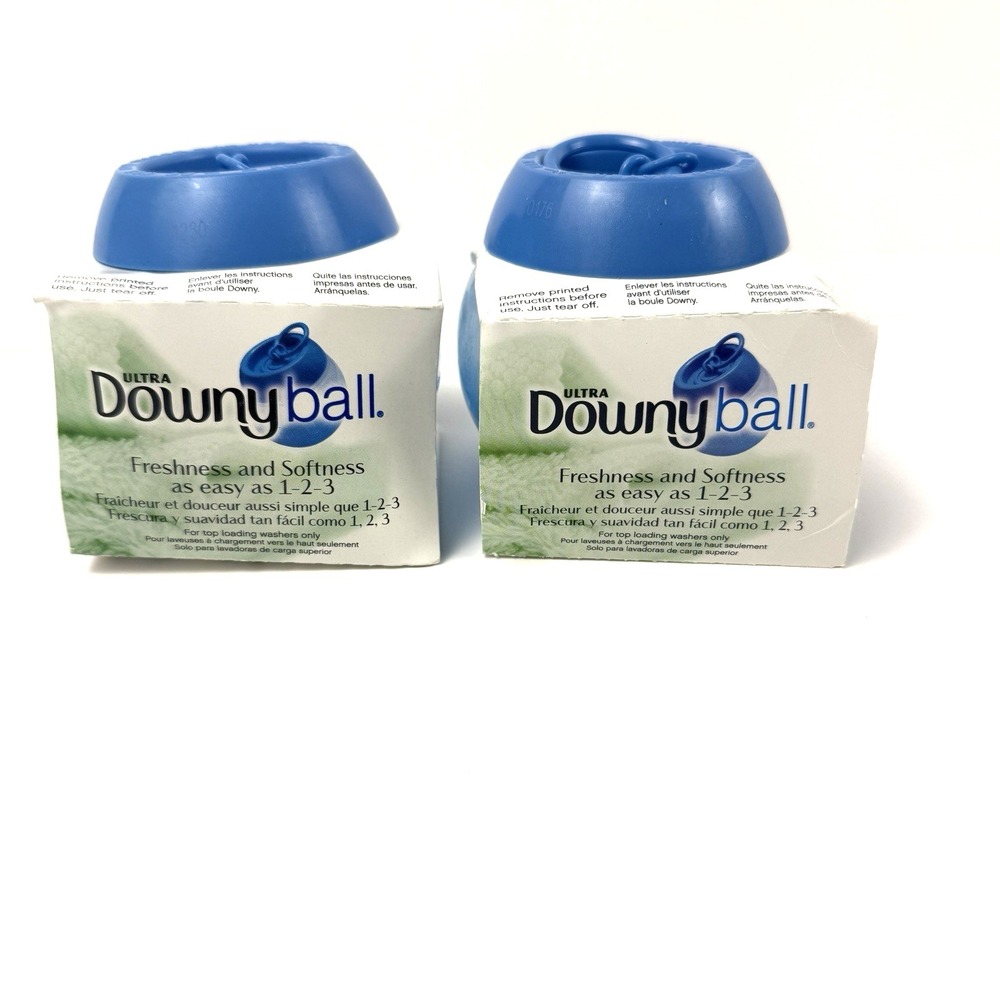 2 Pack Lot Ultra Downy Ball Fabric Softener Dispenser Ball Reusable Laundry Wash